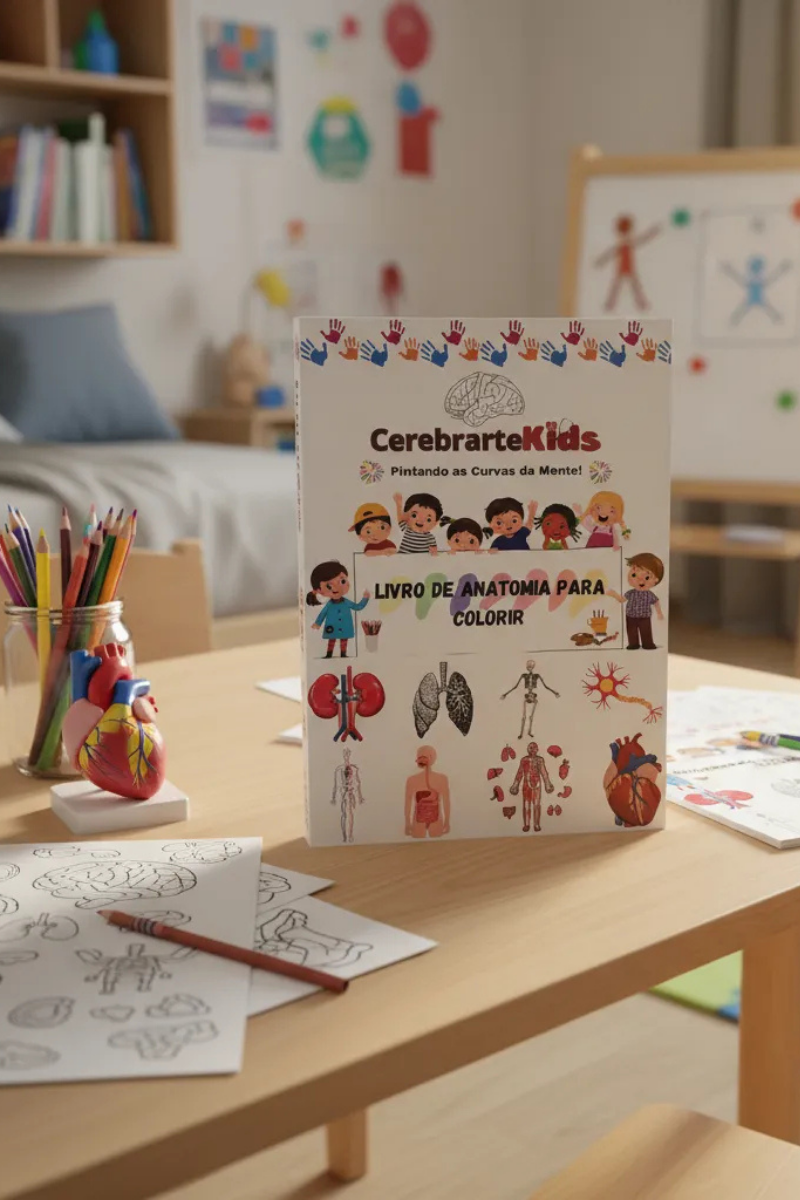 Livro de Anatomia para Colorir