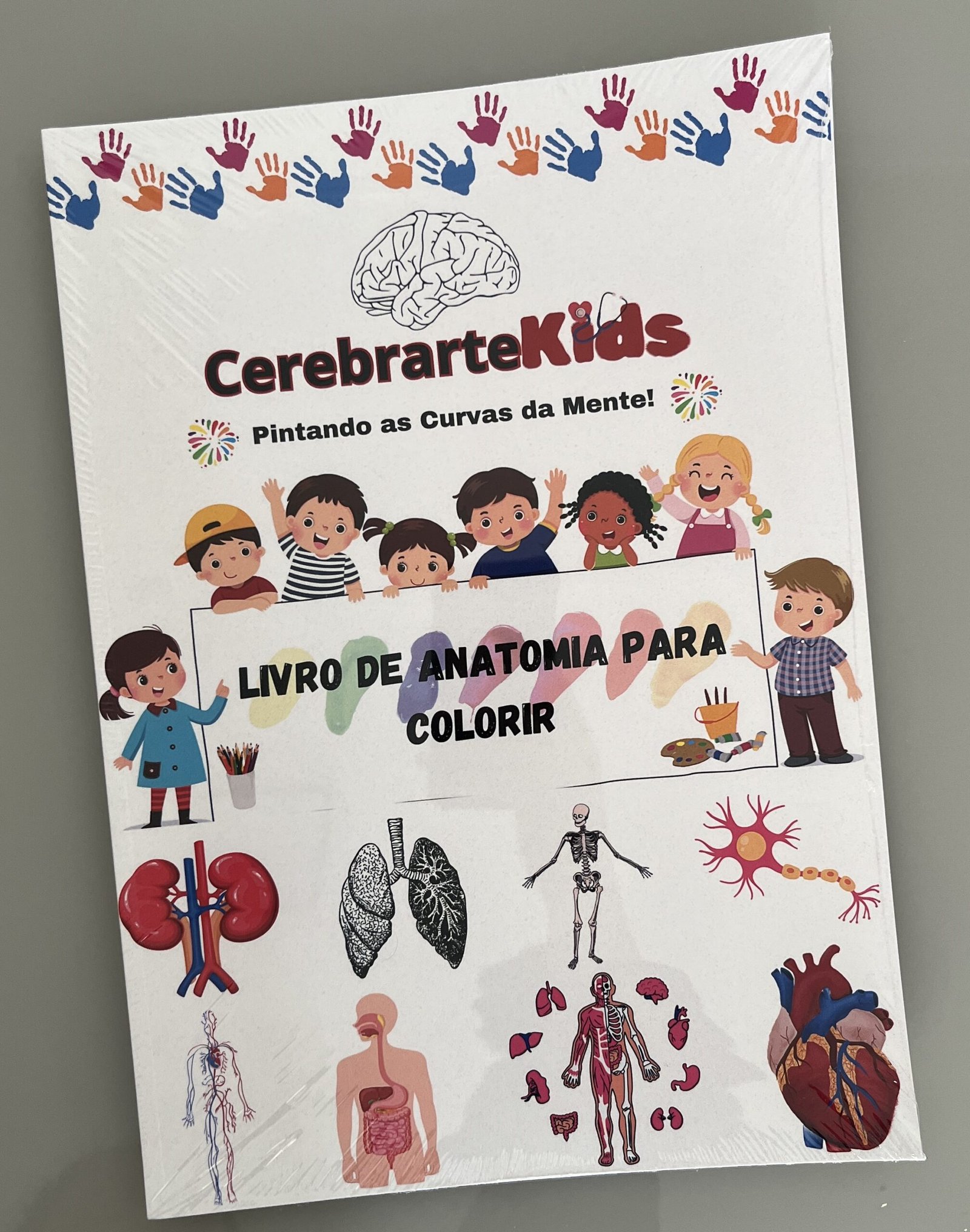 Cerebrartekids: Anatomia Para Colorir - Imagem 4