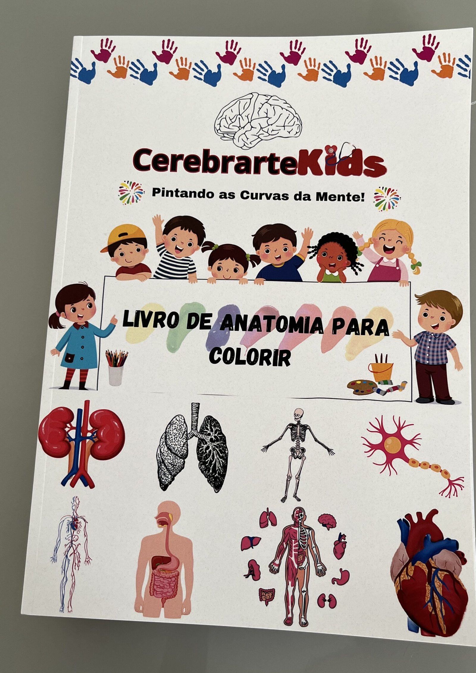 Cerebrartekids: Anatomia Para Colorir - Imagem 8