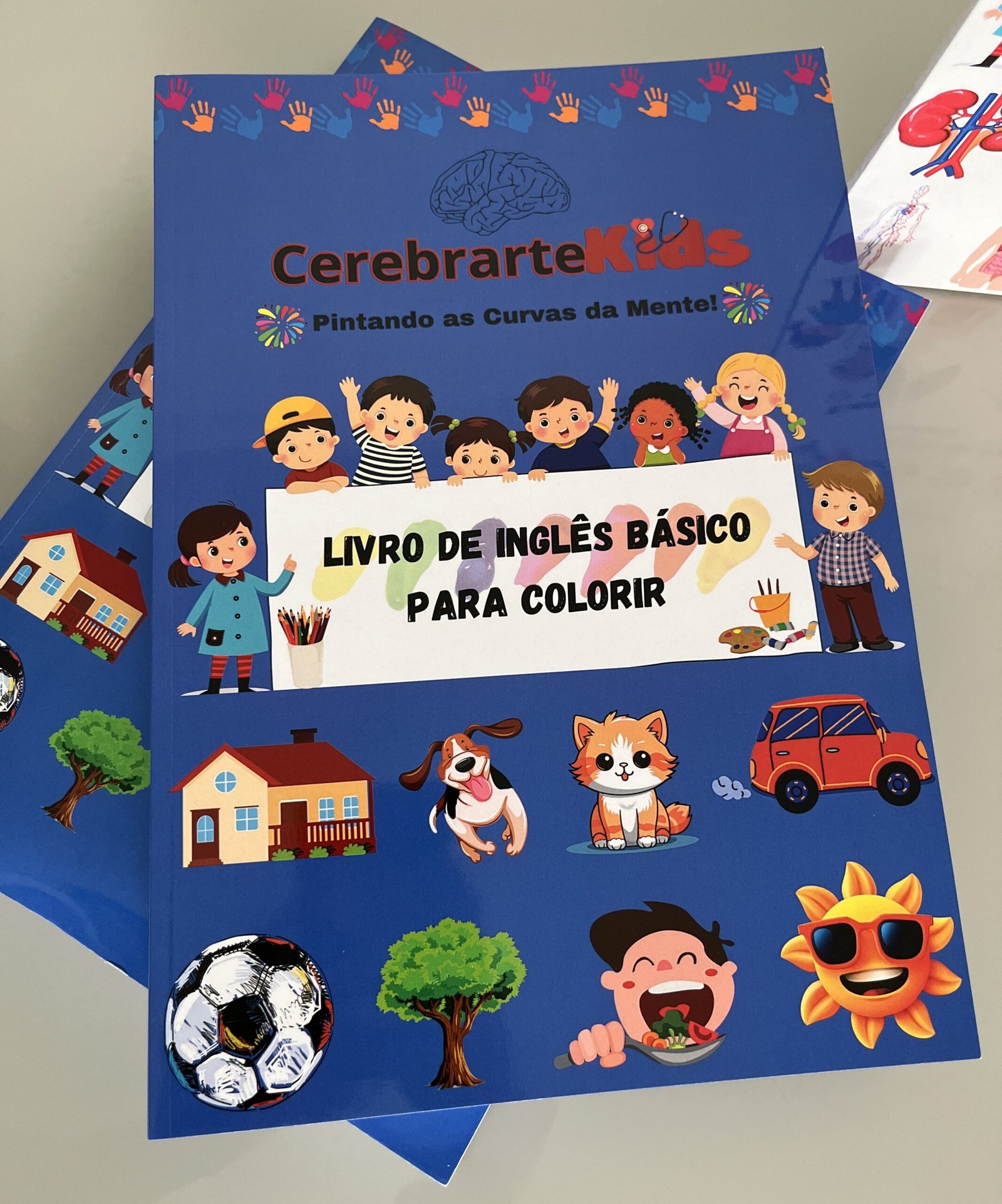 CerebrarteKids: Inglês Básico Para Colorir - Imagem 8